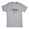 Mens Funny T Shirts Moooooody Sarcastic Cow Graphic Emotional Novelty Tee for Men