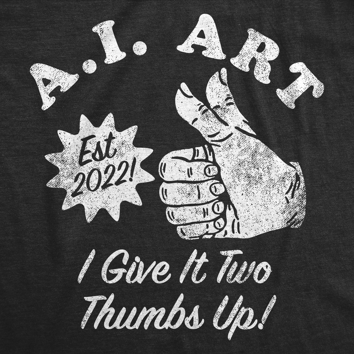 Mens Funny T Shirts AI Art Sarcastic Technology Graphic Tee for Men