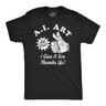 Mens Funny T Shirts AI Art Sarcastic Technology Graphic Tee for Men