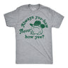 Mens Funny T Shirts Always Yee Haw Never How Yee Sarcastic Graphic Tee