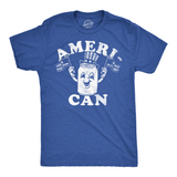 Mens Funny T Shirts Ameri Can Sarcastic Fourth Of July Drinking Graphic Tee For Men