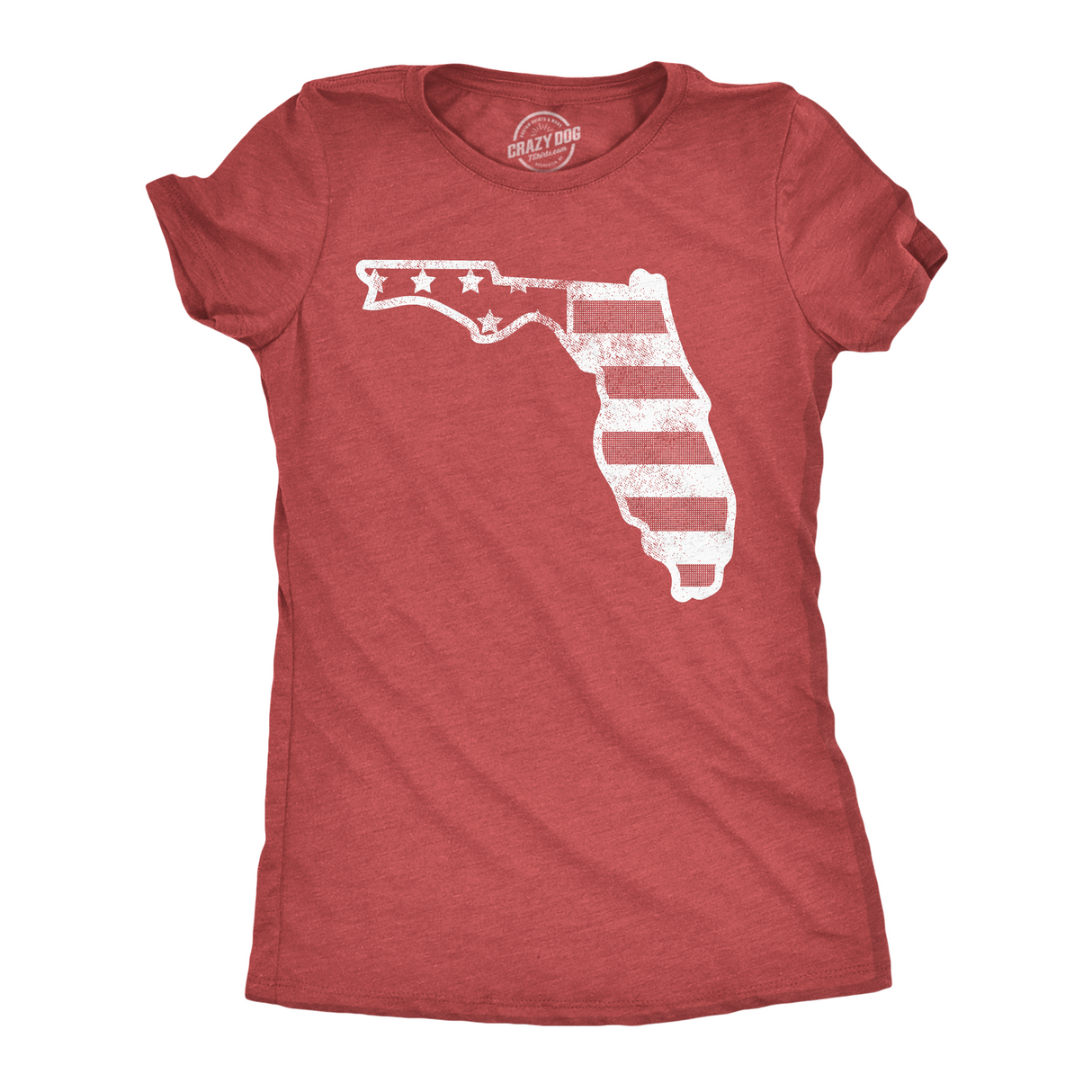 Womens Funny T Shirts American Flag Florida Awesome Fourth Of July Tee For Ladies