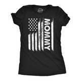 Womens Funny T Shirts American Flag Mommy Sarcastic Fourth Of July For Ladies