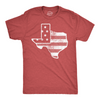 Mens Funny T Shirts American Flag Texas Awesome Fourth Of July Tee For Men