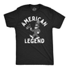 Mens Funny T Shirts American Legend Sarcastic Bigfoot Graphic Tee For Men