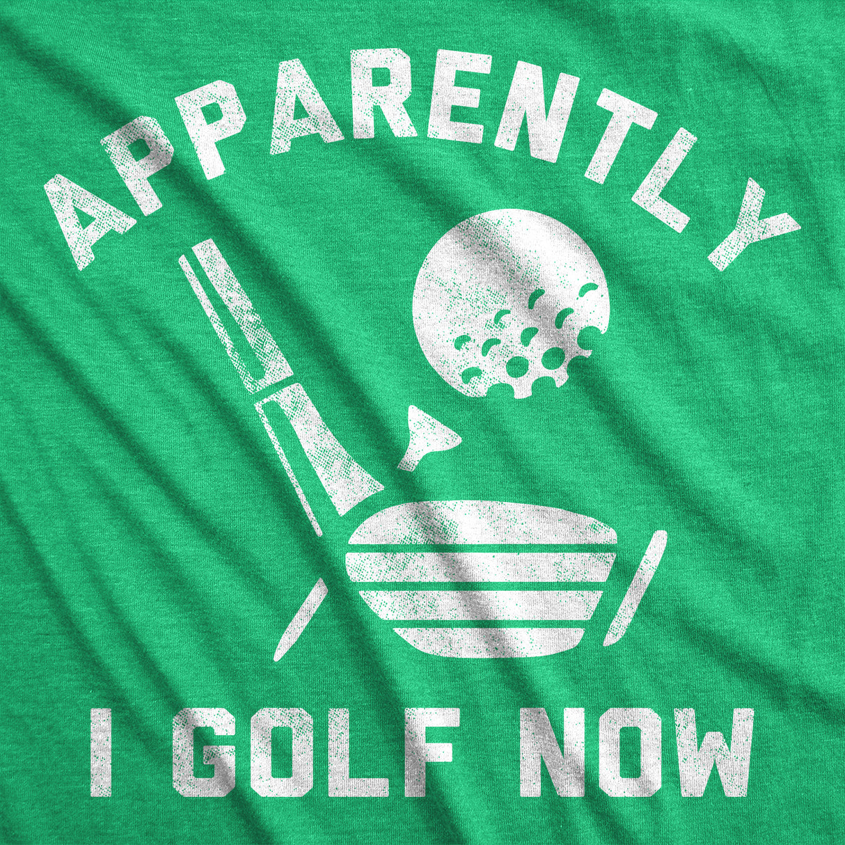 Mens Funny T Shirts Apparently I Golf Now Sarcastic Golfing Graphic Novelty Tee for Men