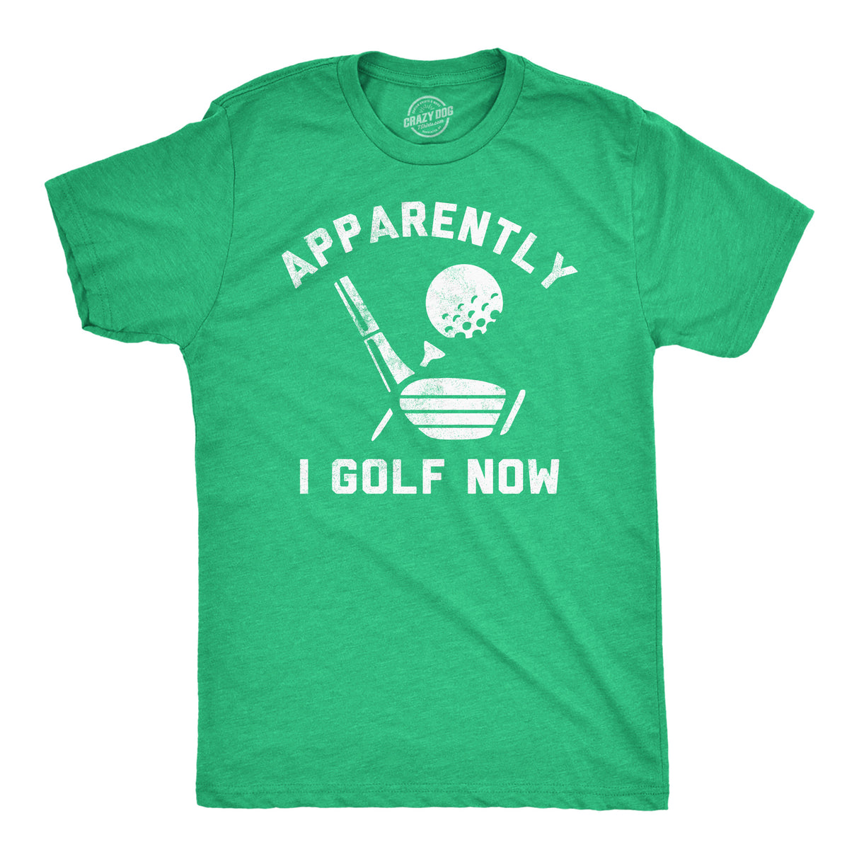 Mens Funny T Shirts Apparently I Golf Now Sarcastic Golfing Graphic Novelty Tee for Men