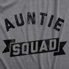 Womens Auntie Squad T Shirt Funny Family Member Awesome Aunt Tee For Ladies