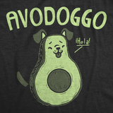 Womens Avodoggo Funny T Shirt Cute Puppy Graphic Tee For Ladies