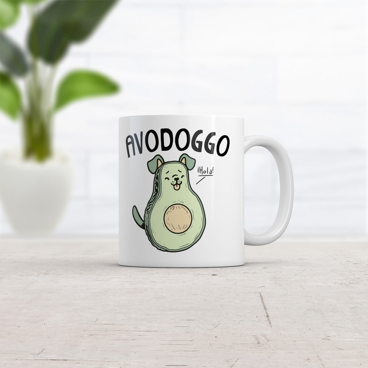 Avodoggo Mug Funny Cute Puppy Graphic Coffee Cup-11oz