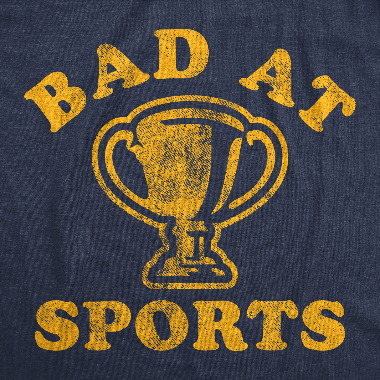 Womens Funny T Shirts Bad At Sports Sarcastic Fitness Tee for Ladies
