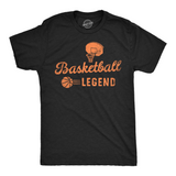 Mens Basketball Legend Funny T Shirts Sarcastic Sports Graphic Tee For Men