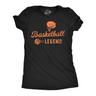 Womens Basketball Legend Funny T Shirts Sarcastic Sports Graphic Tee For Ladies