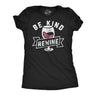 Womens Funny T Shirts Be Kind Rewine Sarcastic Drinking Lovers Graphic Tee For Ladies