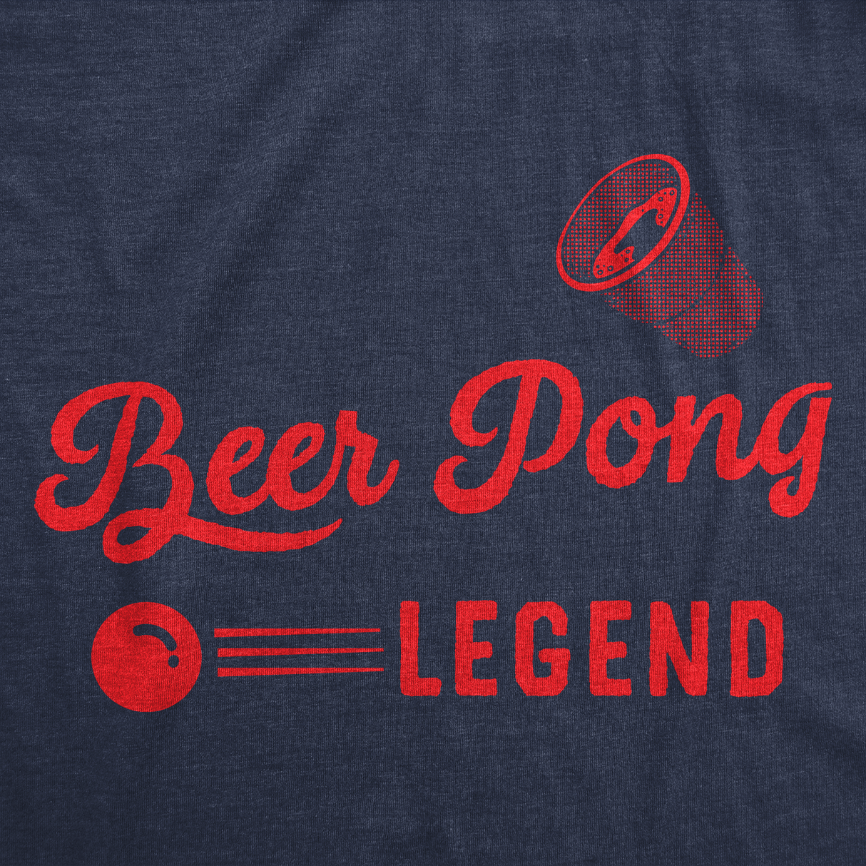 Mens Funny T Shirts Beer Pong Legend Sarcastic Drinking Tee For Men