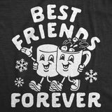 Womens Funny T Shirts Best Friends Forever Marshmallow Hot Chocolate Sarcastic Tee For Ladies