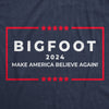 Mens Bigfoot 2024 Funny T Shirts Sarcastic Sasquatch Graphic Tee For Men