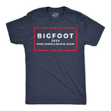 Mens Bigfoot 2024 Funny T Shirts Sarcastic Sasquatch Graphic Tee For Men