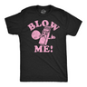 Mens Funny T Shirts Blow Me Sarcastic Bubble Gum Graphic Tee for Men