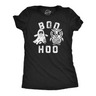 Womens Funny T Shirts Boo Hoo Sarcastic Halloween Ghost Graphic Tee for Ladies