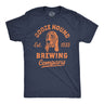 Mens Funny T Shirts Booze Hound Brewing Company Sarcastic Drinking Tee For Men
