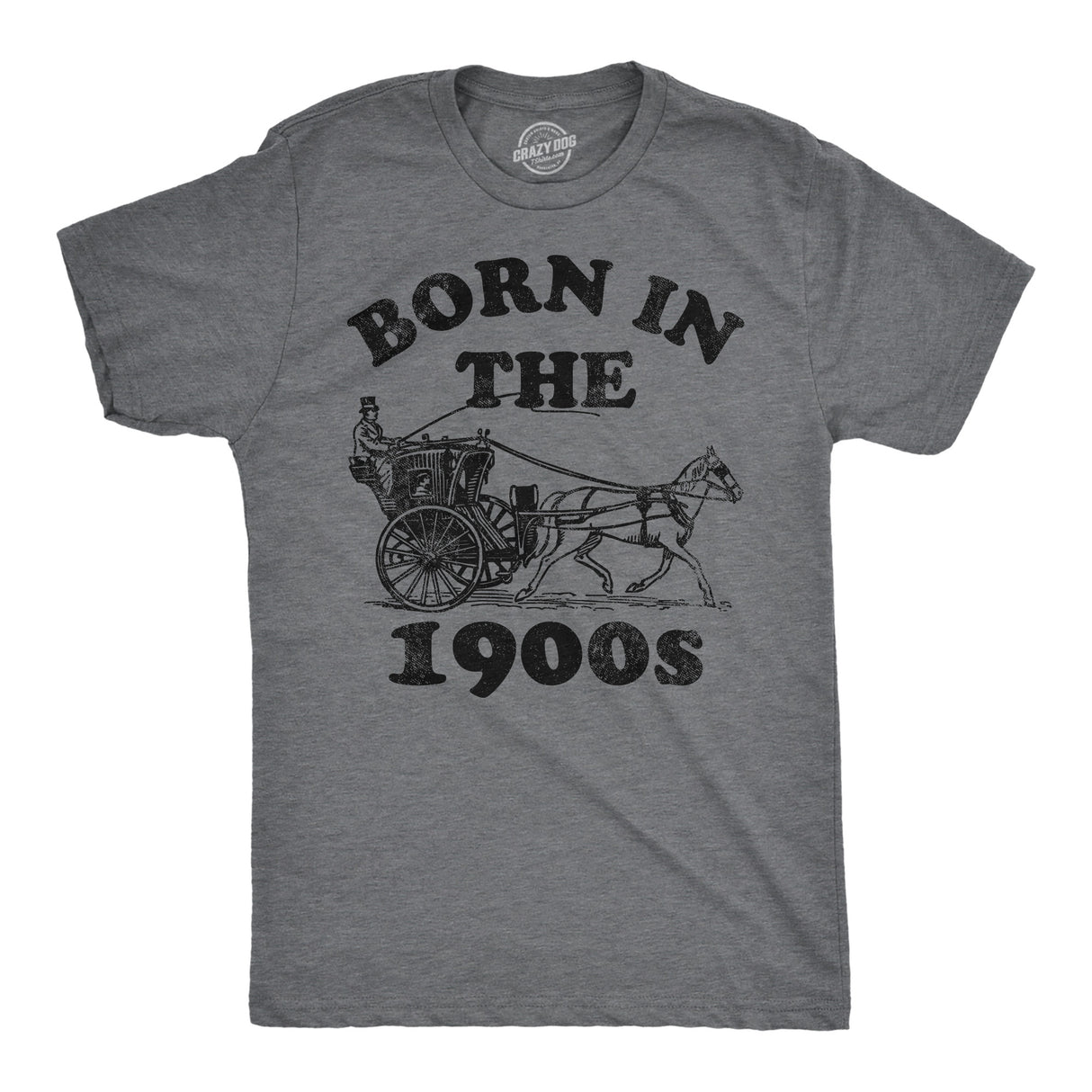 Mens Funny T Shirts Born In The 1900s Sarcastic Graphic Tee for Men