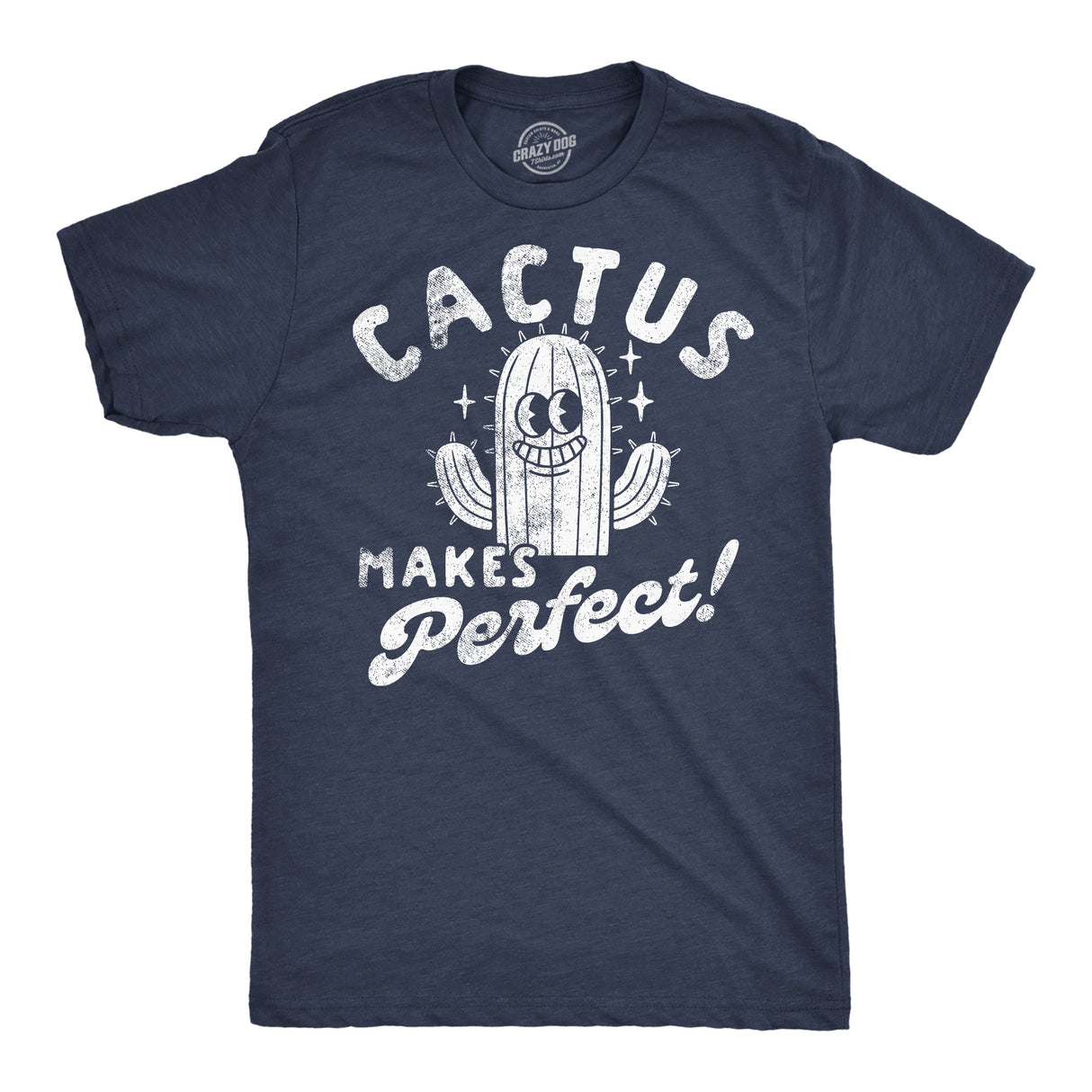 Mens Funny T Shirts Cactus Makes Perfect Sarcastic Novelty Graphic Tee for Men