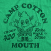 Womens Funny T Shirts Camp Cotton Mouth Sarcastic 420 Graphic Tee For Ladies