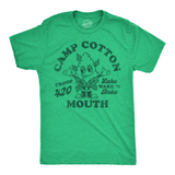 Mens Funny T Shirts Camp Cotton Mouth Sarcastic 420 Graphic Tee For Men