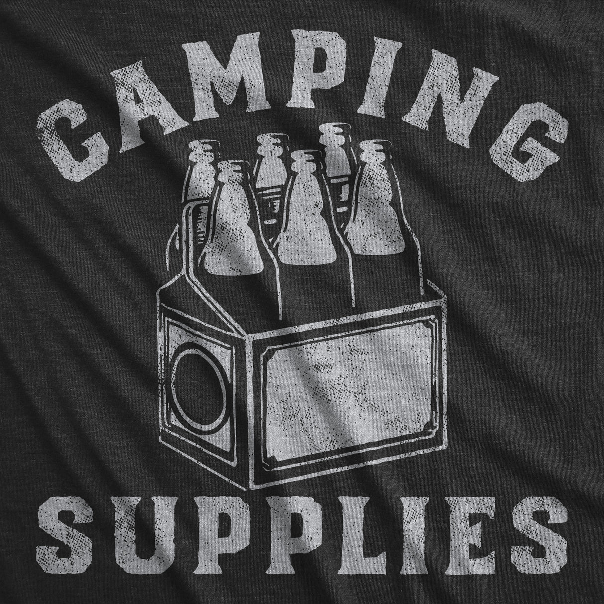 Mens Funny T Shirts Camping Supplies Sarcastic Drinking Graphic Novelty Tee For Men