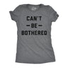 Womens Funny T Shirts Cant Be Bothered Sarcastic Graphic Tee For Ladies