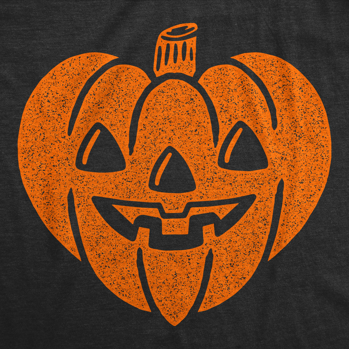 Womens Funny T Shirts Carved Pumpkin Heart Sarcastic Halloween Graphic Tee For Ladies