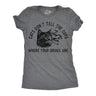 Womens Funny T Shirts Cats Dont Tell The Cops Where Your Drugs Are Sarcastic Kitten Graphic Tee for Ladies