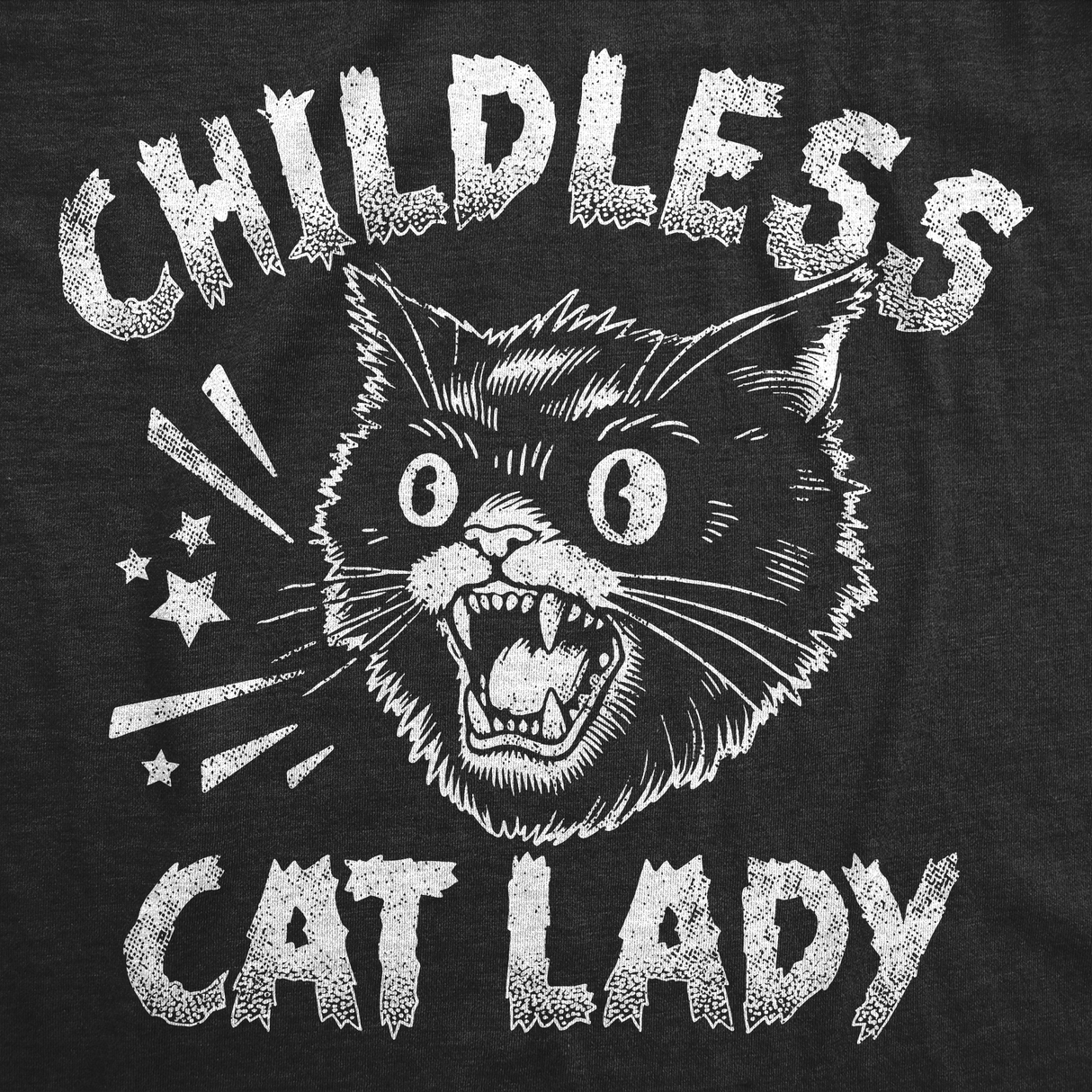 Womens Funny T Shirts Childless Cat Lady Sarcastic Kitten Lovers Novelty Tee For Ladies