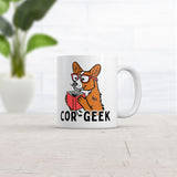 Cor Geek Mug Funny Sarcastic Corgi Graphic Novelty Coffee Cup-11oz