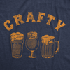 Mens Funny T Shirts Crafty Sarcastic Beer Drinking Graphic Tee For Men