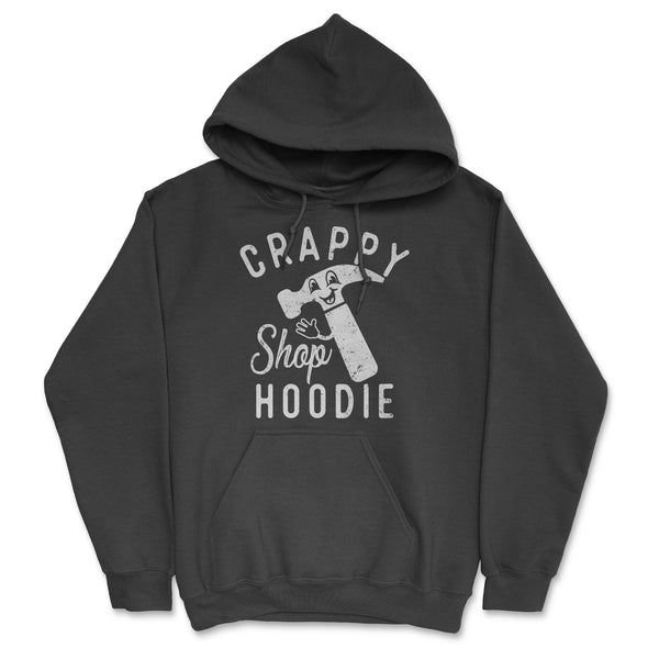 Crappy Shop Hoodie Unisex Hoodie Funny Mechanic Graphic Hooded Sweatshirt