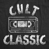 Mens Funny T Shirts Cult Classic Sarcastic Video Tape Graphic Tee for Men