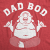 Mens Funny T Shirts Dad Bod Buddha Sarcastic Graphic Novelty Tee For Men