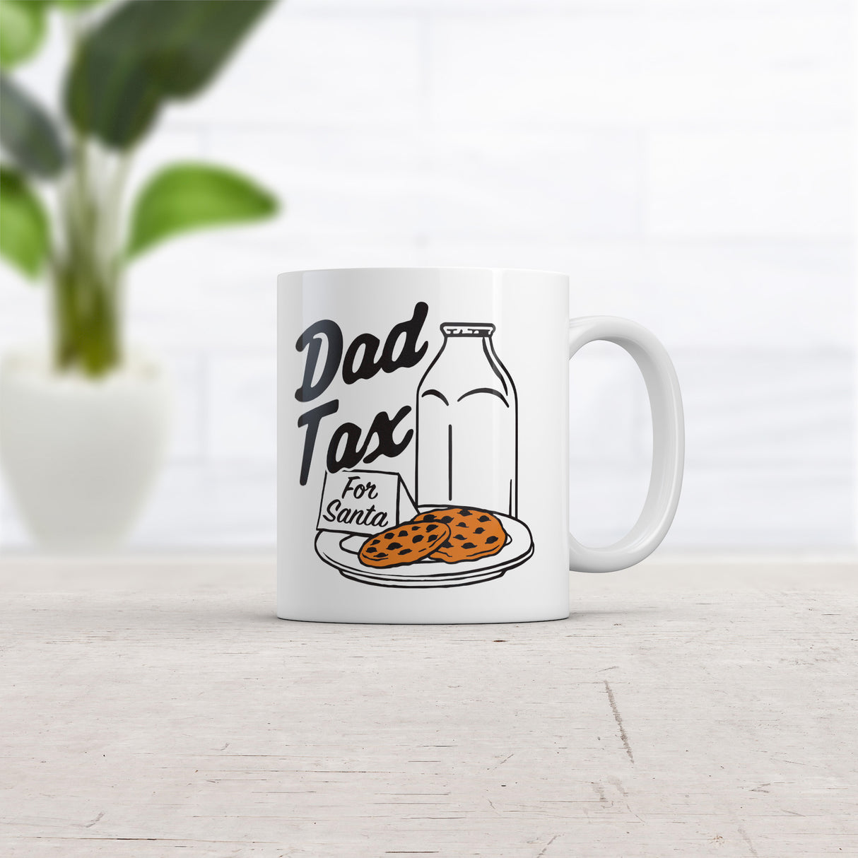 Dad Tax Cookies Mug Funny Sarcastic Christmas Graphic Novelty Coffee Cup-11oz