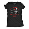 Womens Dead Inside But Its Valentines Day T Shirt Funny Depressed Skeleton Joke Tee for Ladies
