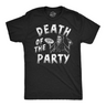 Mens Funny T Shirts Death of the Party Sarcastic Grim Reaper Graphic Tee for Men