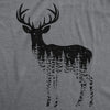 Mens Funny T Shirts Deer Silhouette Awesome Nature Graphic Novelty Tee For Men