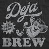 Mens Funny T Shirts Deja Brew Sarcastic Drinking Graphic Tee For Men