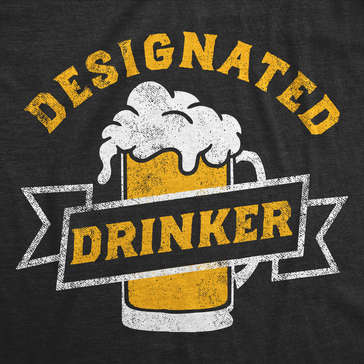 Womens Funny T Shirts Designated Drinker Sarcastic Party Tee For Ladies