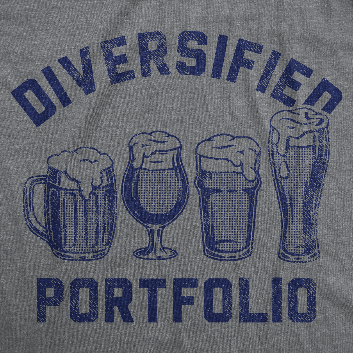 Mens Funny T Shirts Diversified Portfolio Beers Sarcastic Drinking Graphic Tee For Men