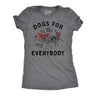 Womens Funny T Shirts Dogs For Everybody Sarcastic Christmas Puppy Graphic Tee For Ladies