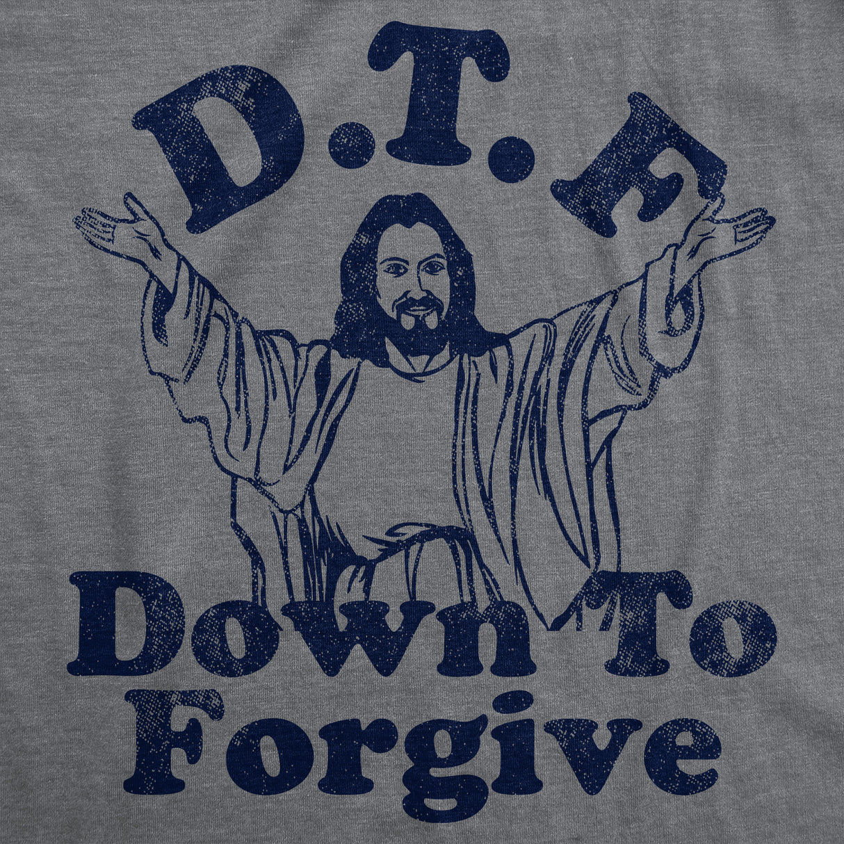 Mens Funny T Shirts DTF Down to Forgive Sarcastic Religious Tee for Men
