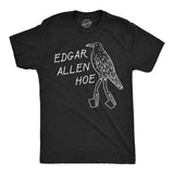 Mens Funny T Shirts Edgar Allen Hoe Sarcastic Graphic Novelty Tee for Men