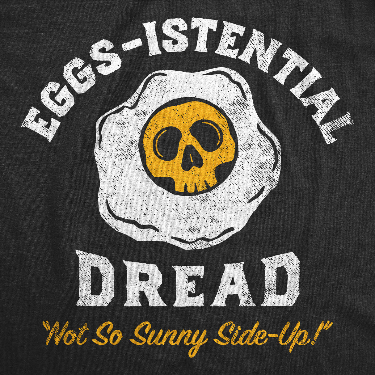 Mens Funny T Shirts Eggs Istential Dread Sarcastic Food Graphic Novelty Tee for Men